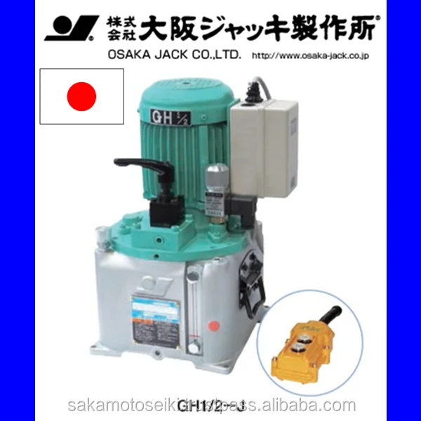 High quality hydraulic motor pump OSAKA JACK HYDLAULIC PUMP made in Japan