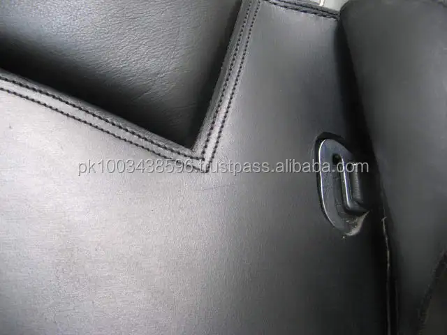 Black / Brown English Dressage Treeless Endurance GP all purpose leather saddle for horse