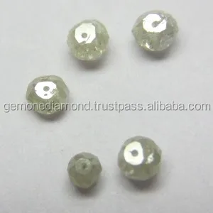 100% Natural Top Quality White Faceted Diamond Beads 2 to 3 mm Size Faceted Diamonds Beads White Diamonds