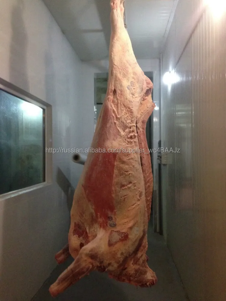 
 Полутуши говядины (корова) в замороженном виде  