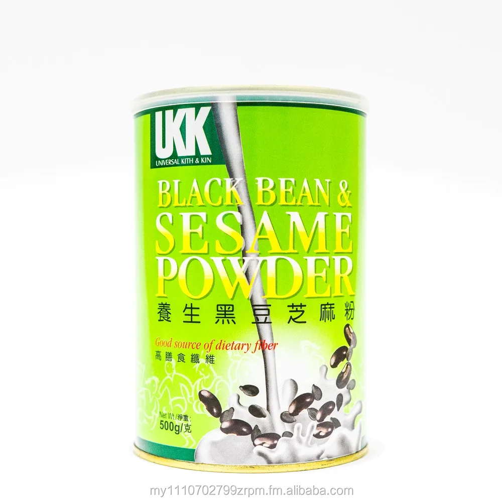 UKK Black Bean & Sesame Powder Beverage in Tin 500g with Competitive Price