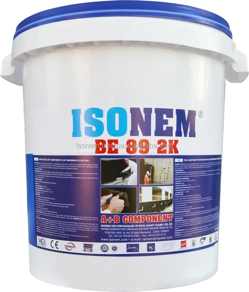 ISONEM BE 89-2K (Two Component Bitumen and Cement Based Liquid Membrane)