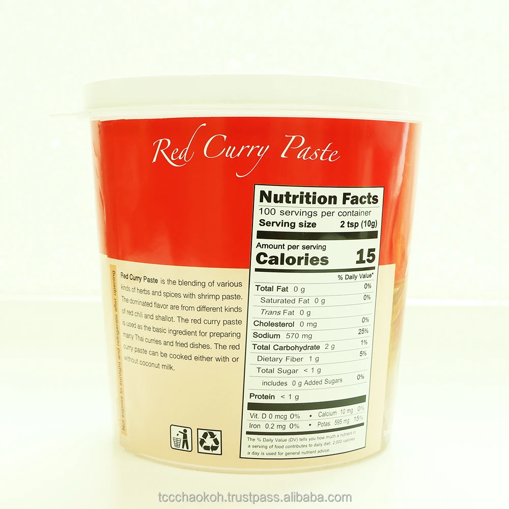 
MAE PLOY Red Curry Paste (1000 g) 