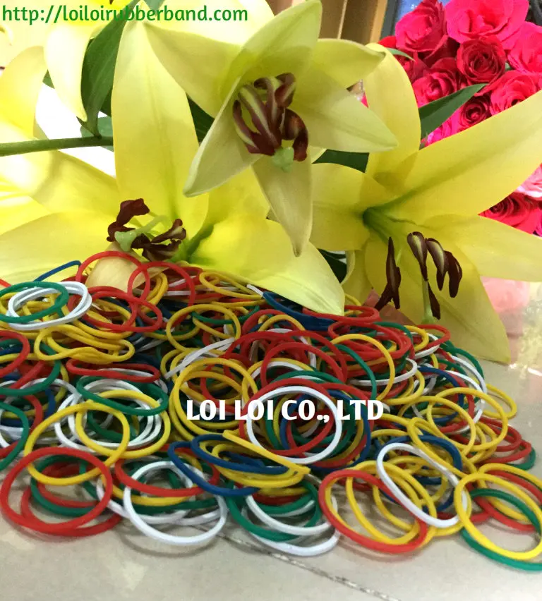 Rubber band - Rubber tube for cutting machine / Small colored rubber band DIY