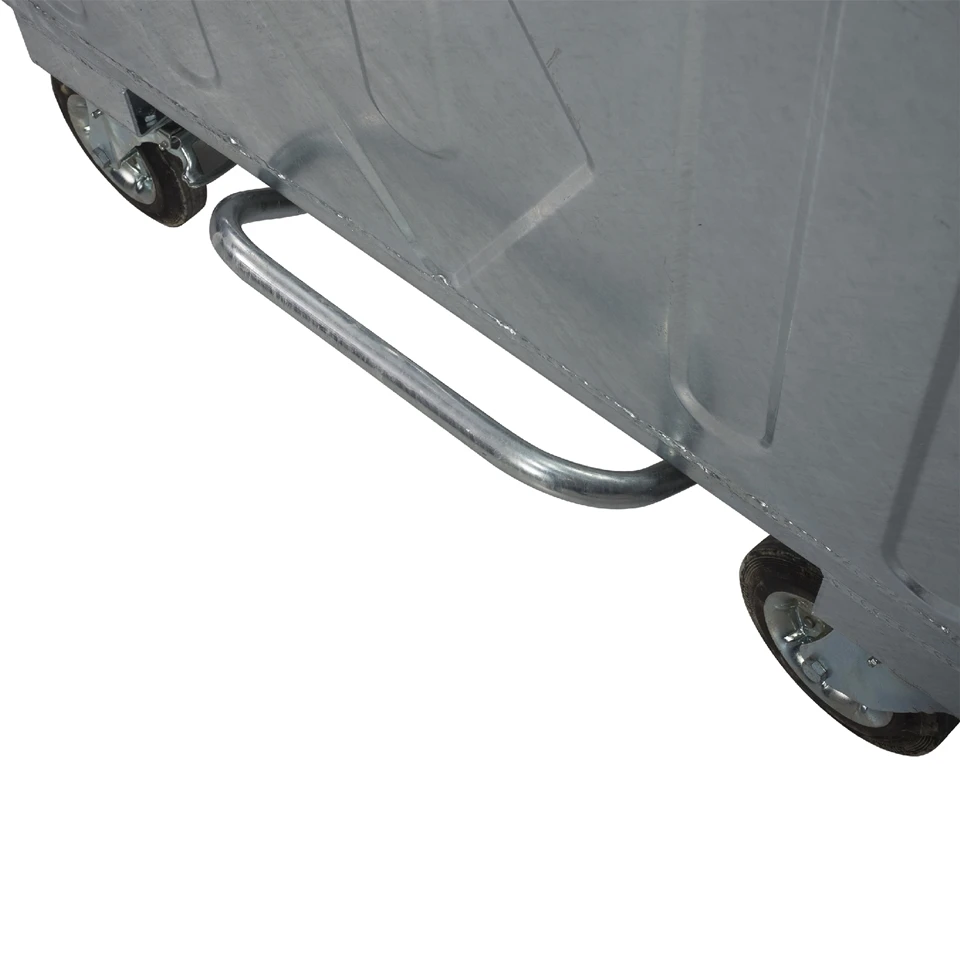 Waste Bin 660LT Metal with Plastic Steel stainless Steel