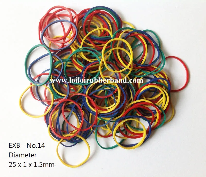 2020 Wholesale girl Fashion Elastic Rubber Bands Floral tie Hair Accessories / Colorful compound natural rubber band
