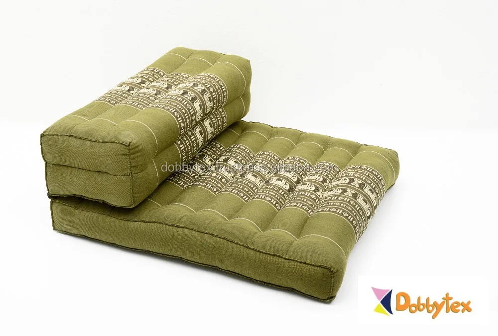 Green Meditation cushion / Yoga cushion kapok 100% cotton 100%  Material Origin Type Season Place Model Best Quality from THaila