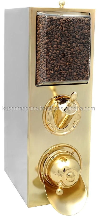 Coffee Bean Dispenser, Coffee Bean Silo, Coffee Storage Box, Coffee Container Bins, Merchandiser Coffee Bean Dispenser Bins