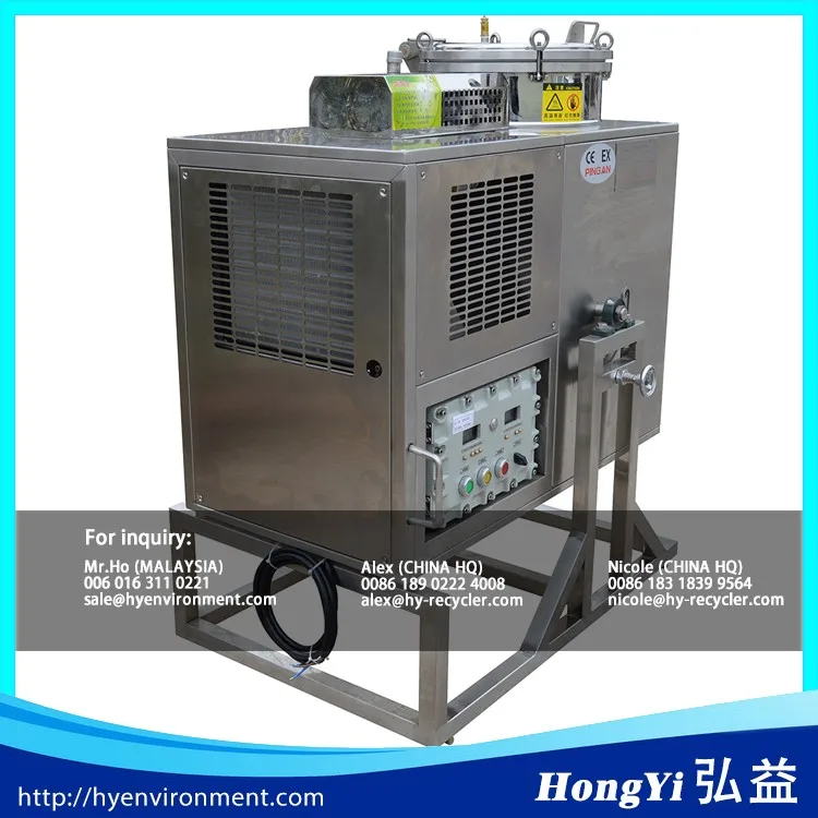 safety operation Thinner Solvent Recovery Unit
