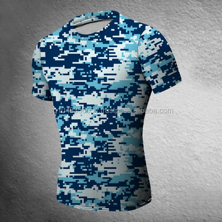 Тактический Бой военный сухая спортивные армейские футболки