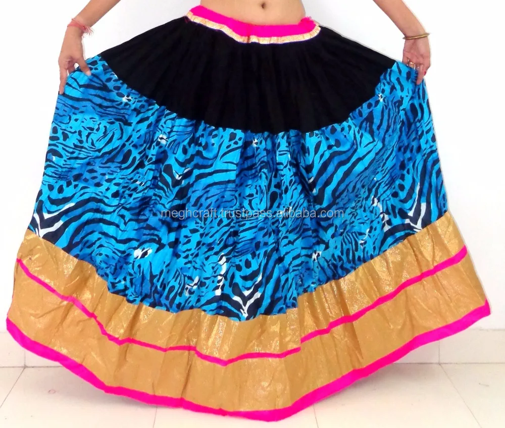 Indian printed skirt - Navratri wear skirt - Wholesale cotton Printed long skirt - dance costume - belly dance dress - Fashion