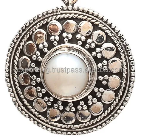 Pearl Natural Gemstone 925 Sterling Silver Earring Jewelry Women Cute Gift Party Western Stone Wedding