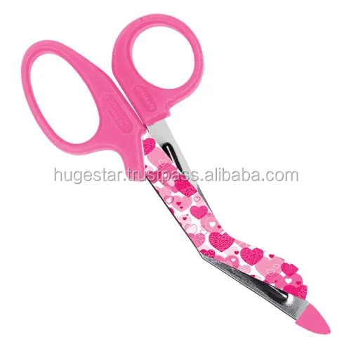 Универсальные ножницы EMT/EMS, бандажные товары для медсестер, неоновые розовые 7,25 дюйма