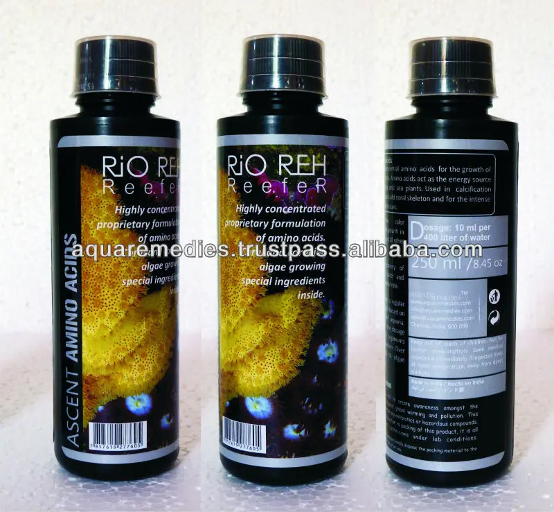 Подъем аминокислоты-здоровья морской добавка для роста жесткий и мягкие кораллы - быстрое восстановление поврежденных кораллы