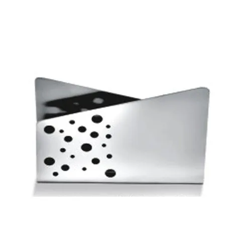 Держатель для столовых приборов из нержавеющей стали с двумя ручками красного цвета