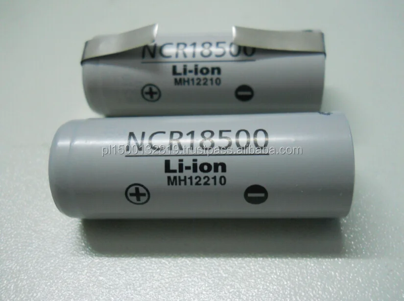 Genuine 18500 NCR18500 NCR18500A 18500A 3.6V 2000mah battery cell with tabs(3.8A)
