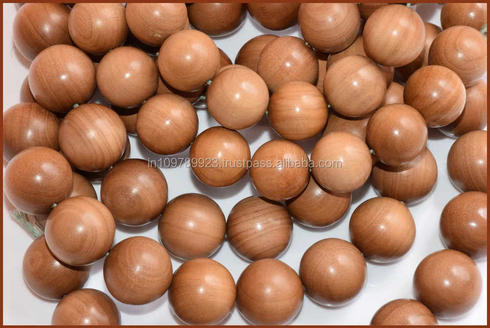 Mysore White Sandalwood Tasbih Mala Islamic Prayer Beads Wood Mala