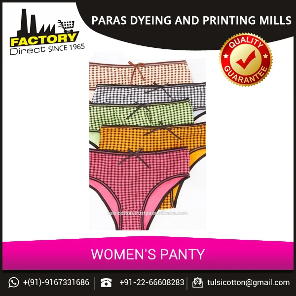 Hot Selling Mature Women Cotton Briefs Lingerie at Reliable Cost