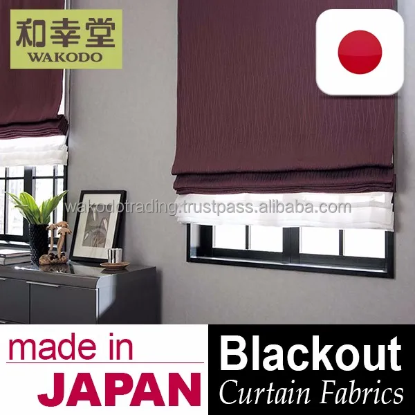 High Quality and Made in Japan black out curtain Blackout Curtain Fabric