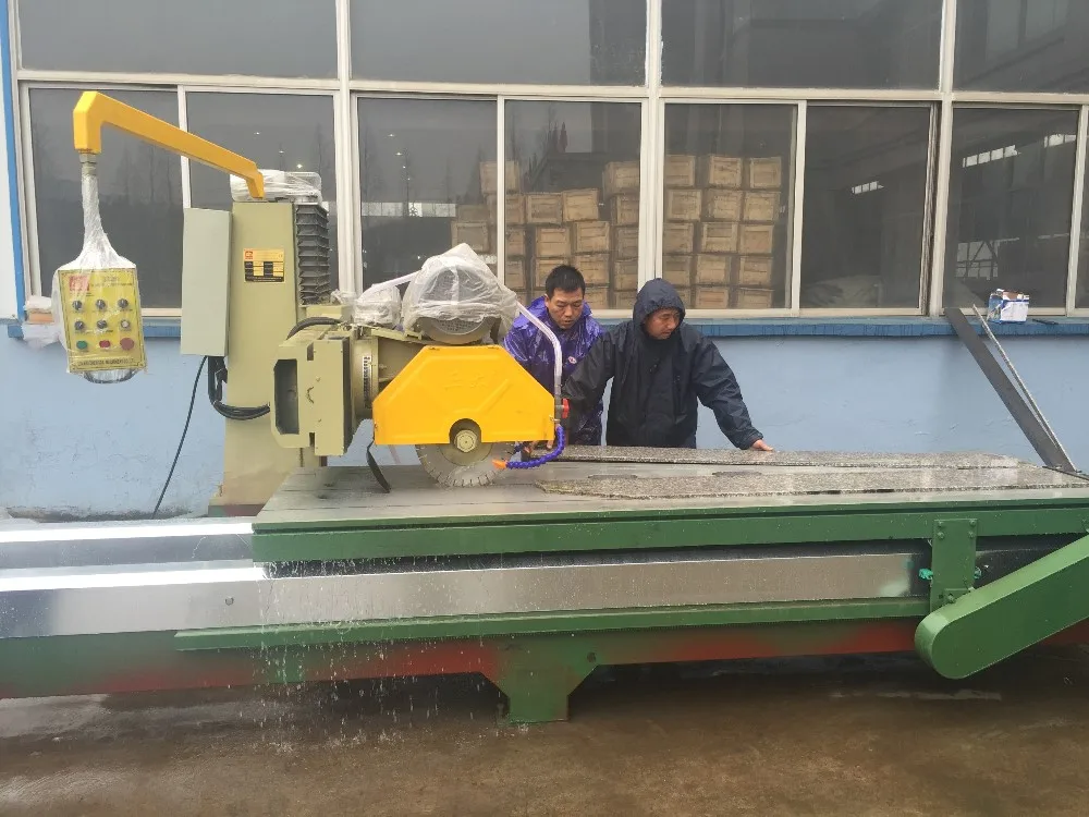 Manual stone slab edge cutting machine price cheap chamfer cutter machine