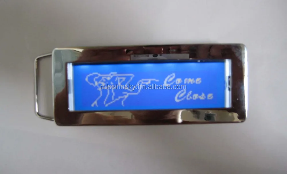 Жк-пряжка/мигающий рождество/жк-пряжка ремня/жк-значок