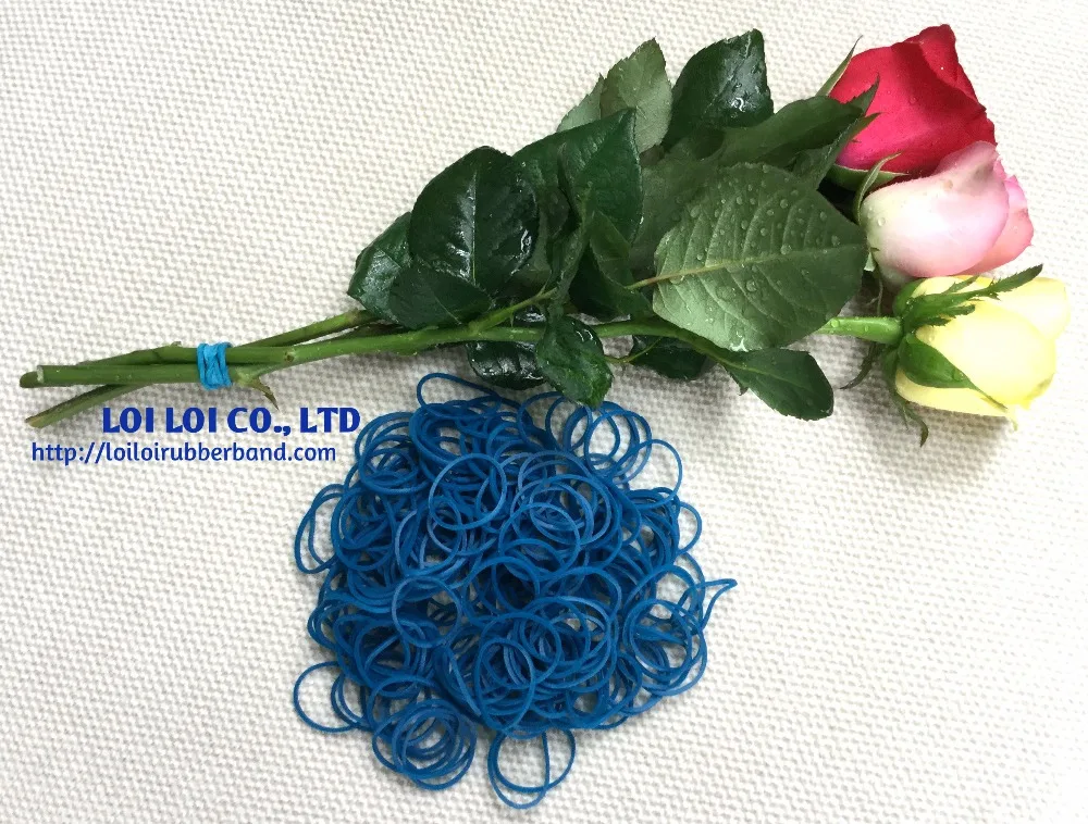 Горячая Распродажа, товары от производителей по низким синей резинкой для зеленый лук растительное используется в повседневном/Вьетнам поставщиков высокая эластичность военно-морской флот цветный резиновый ремешок