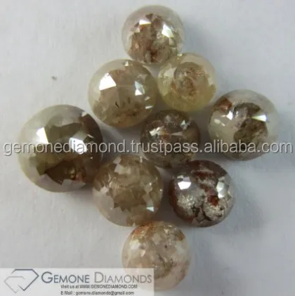 Natural Round Cut Mixed Color Icy Diamonds from Indian Manufacturer