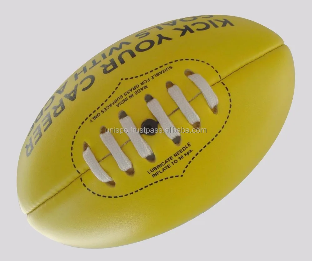 Mini AFL football, promotional football made of soft foam pvc with rubber lining