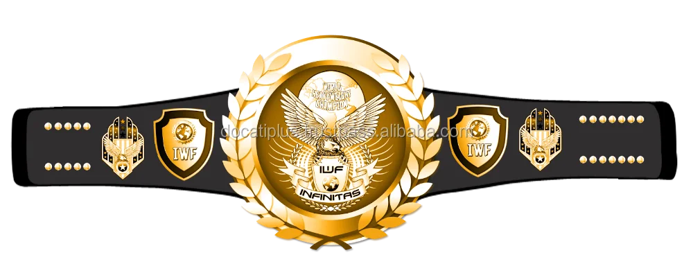 Metal plates championship belts