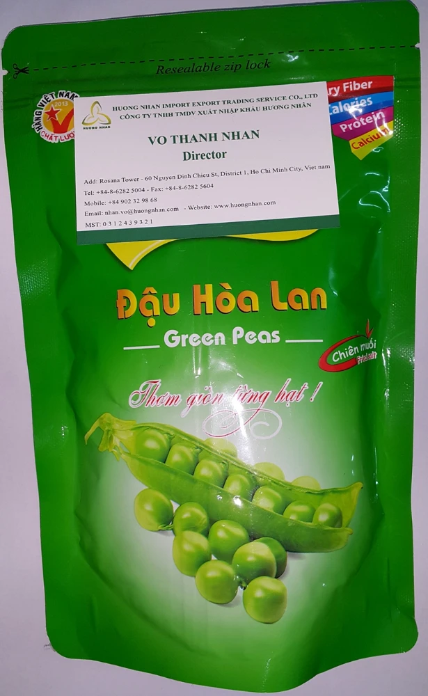 Соленые зеленый горошек - 150гр / мешок