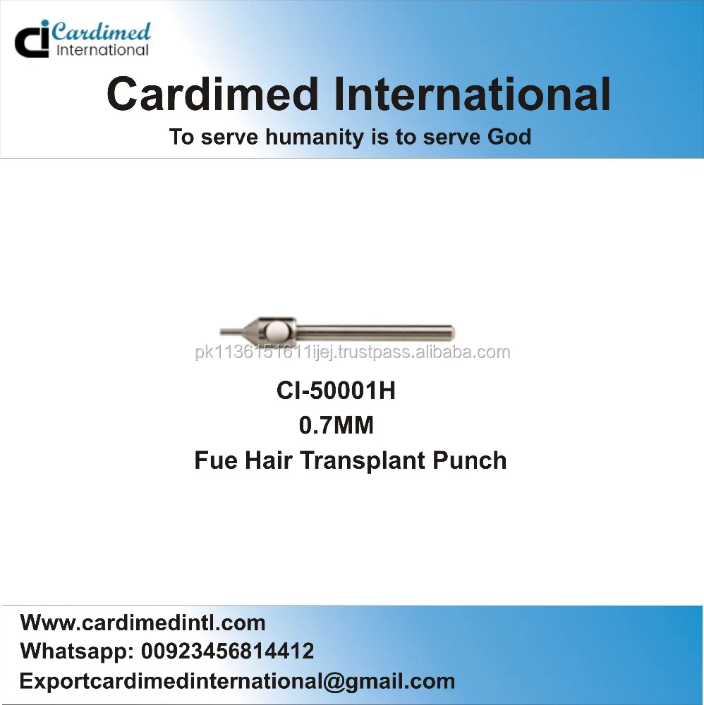 Follicular Unit Extraction FUE Hair Transplant Punch 0.7,0.8,0.9,1 mm