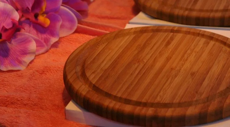  Bamboo Round Plate