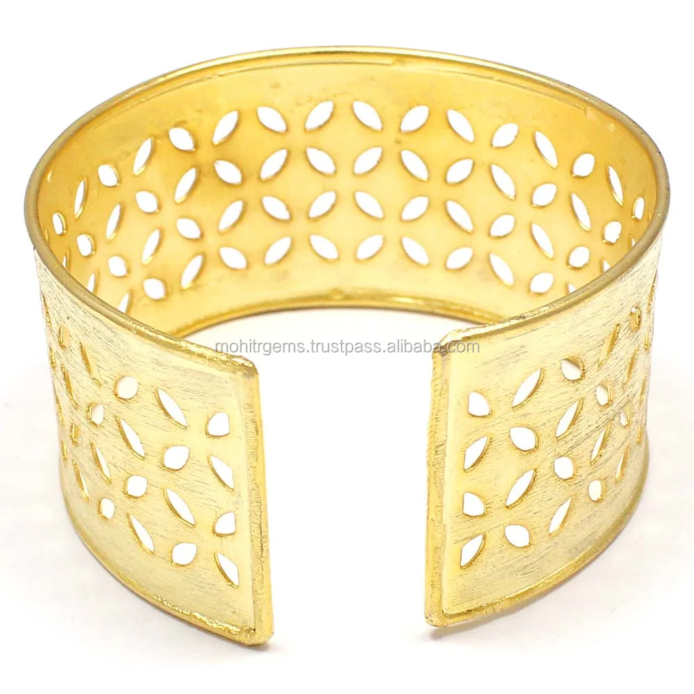 Small Mat Finish Plain Beautiful Adjustable Handmade Vintage Statement Cuff