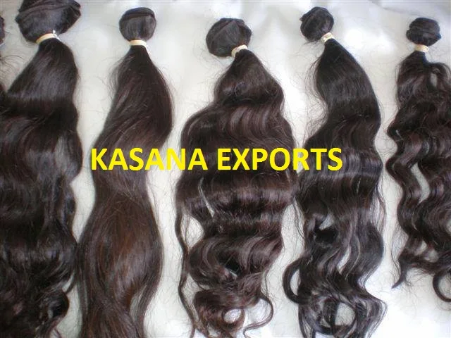 
100% virgin indian human hair extension from Indian factory 
