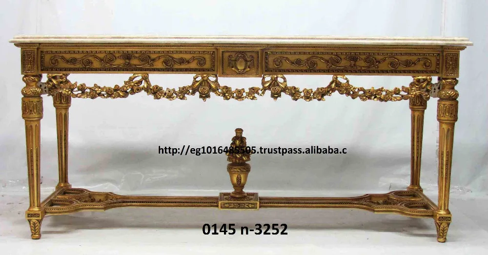 
carved console table 