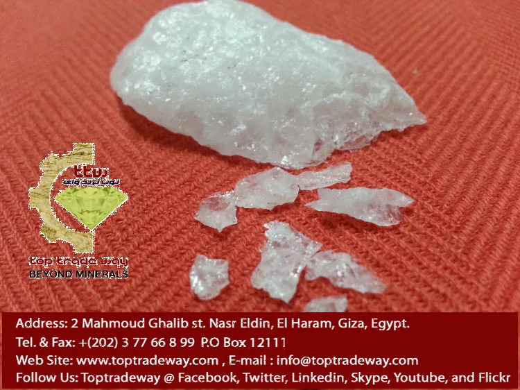 
High Purity Transparent Quartz 