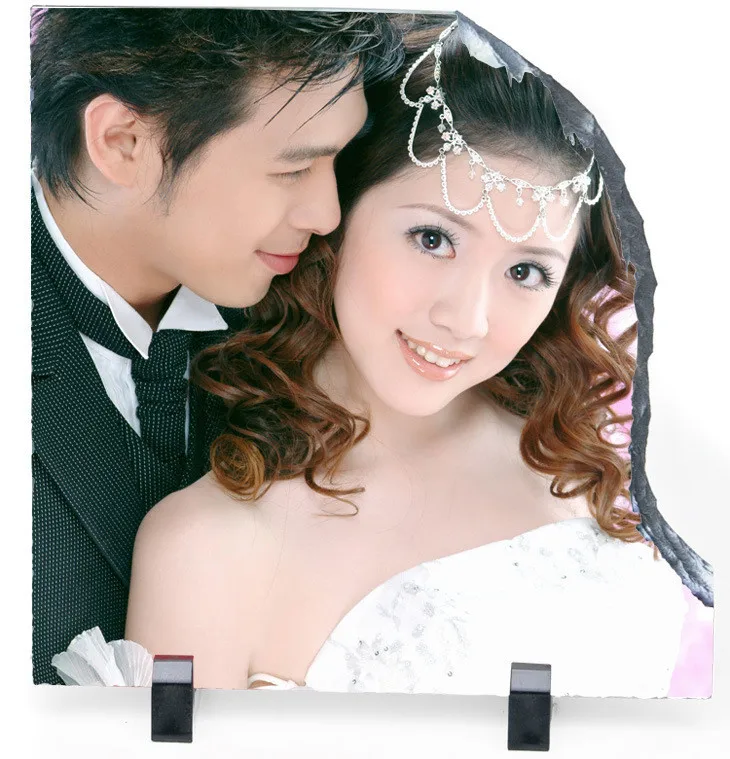 Custom Shape/Size Personalised Christmas Gift Sublimation Blank Photo Stone