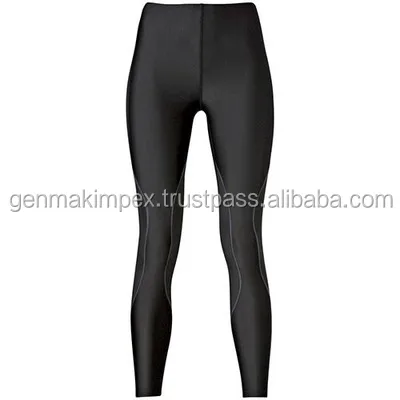 Простые черные Компрессионные Леггинсы для спортзала