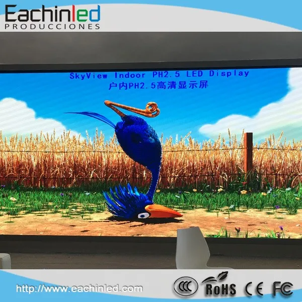 High brightness Advertising  P1.86 P2 P2.5  rgb  front service Interior full color Indoor large led Screen