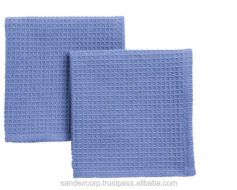 100% linen Cotton kitchen Tea Towel Cheap price Waffle tea towels in beautiful design Exporter in India..