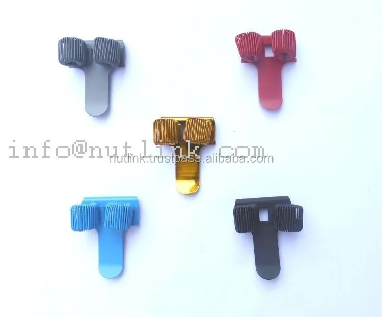 Office Pen Holder Pocket Clip TREBLE Sky Blue Color