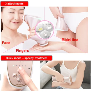High quality and popular shaver and flash hair removal device with superior durability made in Japan