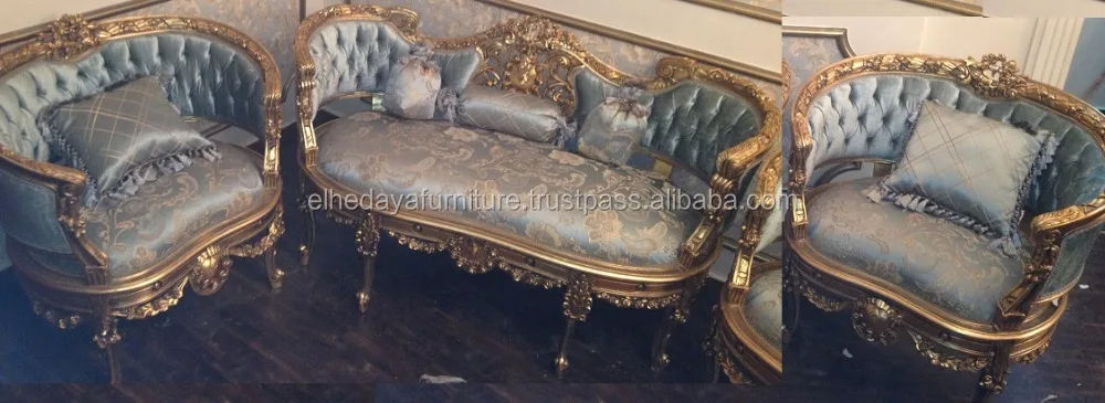 
antique french sofa salon set 