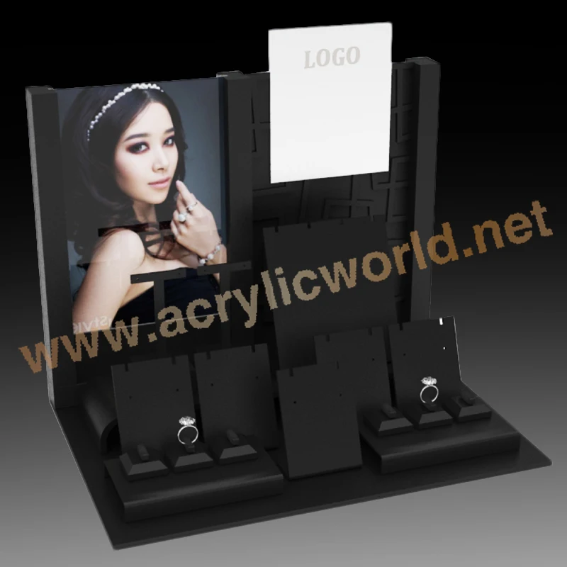 White Acrylic Jewelry Display for Bangle/acrylic jewelry display stand