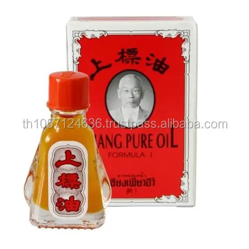 Cheap Price Organic Herb Thai Balm Red Siang Pure oil 3 cc. Aroma Oil For Relieve Dizziness Health Care Product Made in Thailand