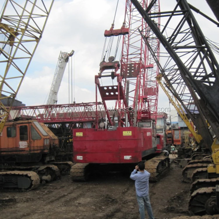 China FUSHUN QUY70 crawler crane for sale,China 70ton crawler crane in Shanghai
