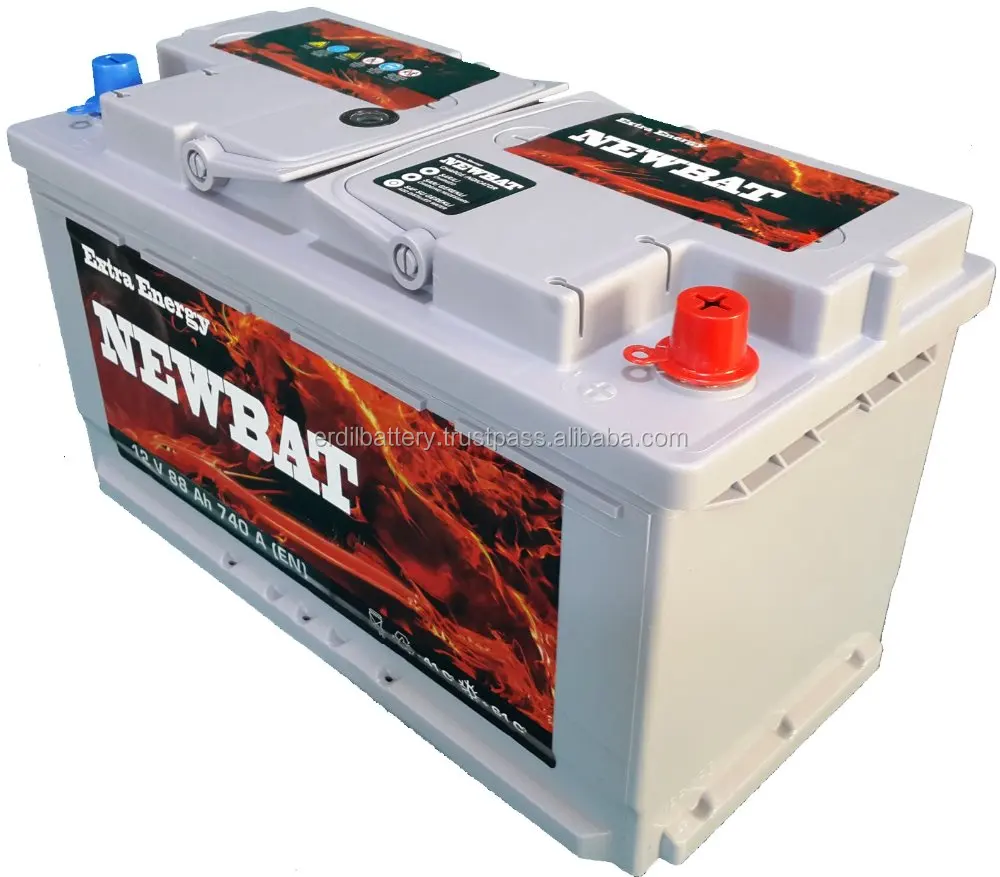 
88 Ah car battery for European cars from Turkish Manufacturer 