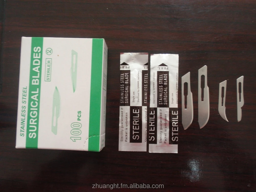  No. 11# High quantity & Low price Carbon/stainless Steel Surgical Blades and Scalpels