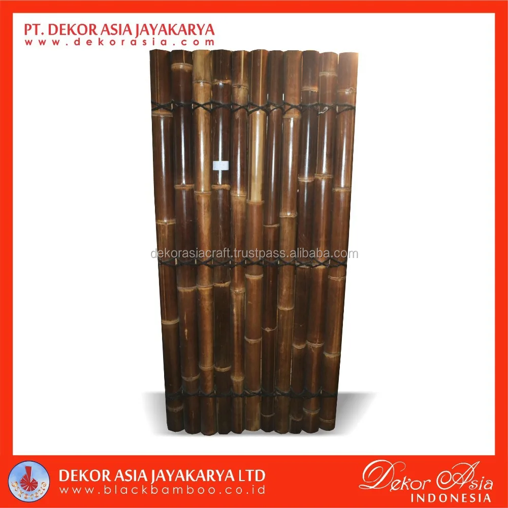 Black Bamboo Fence Black Bamboo Indonesia, Bamboo Screening Garden Buildings Fencing Trellis & Gates Fence Panels