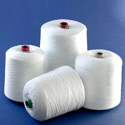 Ne 20s/1 100% Ring Spun Polyester Core Spun Yarn Premium Quality Raw White Economically Priced with Good Carton Box Packing